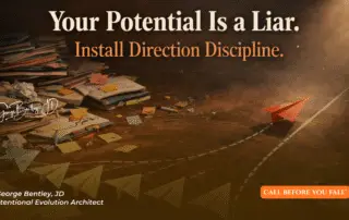 Unlimited potential is a trap. Direction discipline turns energy into evolution.