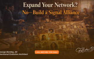 Networks collect people. Alliances transmit signal. Build the upgrade.