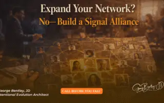 Networks collect people. Alliances transmit signal. Build the upgrade.